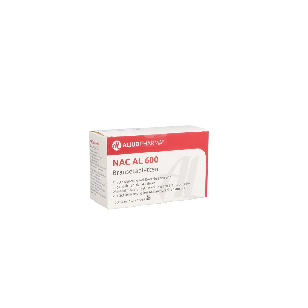 Das Produktfoto zeigt Nac Al 600 Brausetabletten (100 stk) PZN 09276241