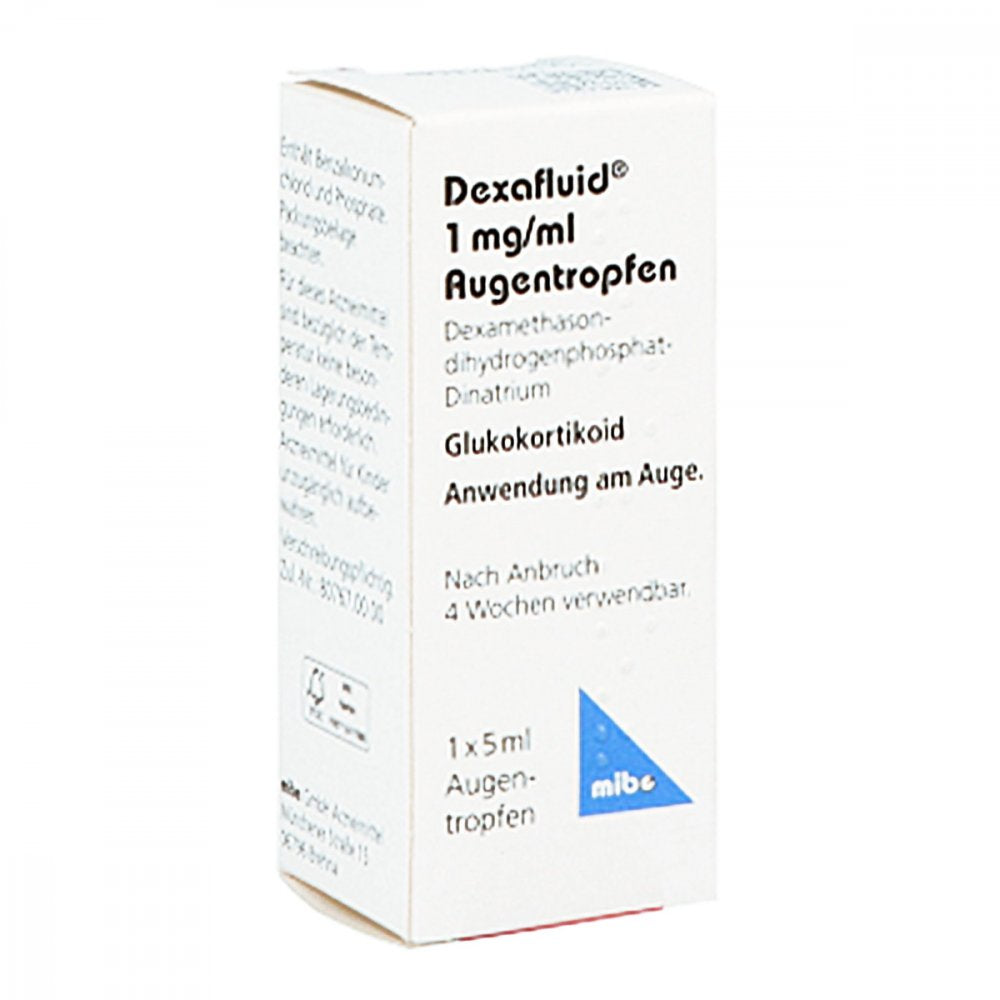 Das Produktfoto zeigt Dexafluid 1 Mg/Ml Augentropfen (1X5 ml) PZN 09280225