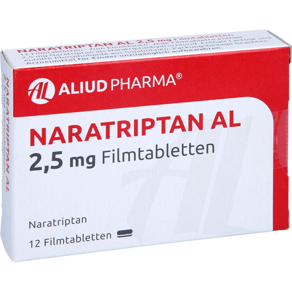 Naratriptan Al 2,5 Mg Filmtabletten (12 stk)