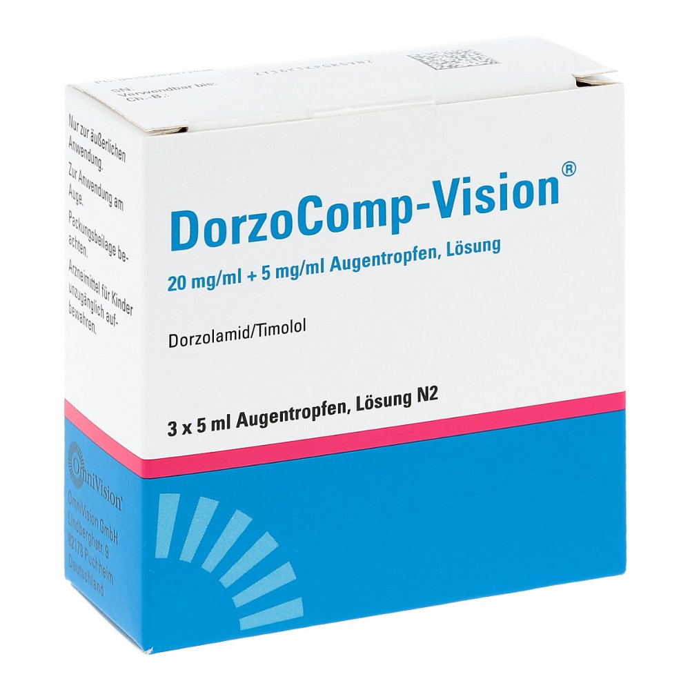 Dorzocomp-Vision 20 Mg/Ml + 5 Mg/Ml Augentropfen (3X5 ml)
