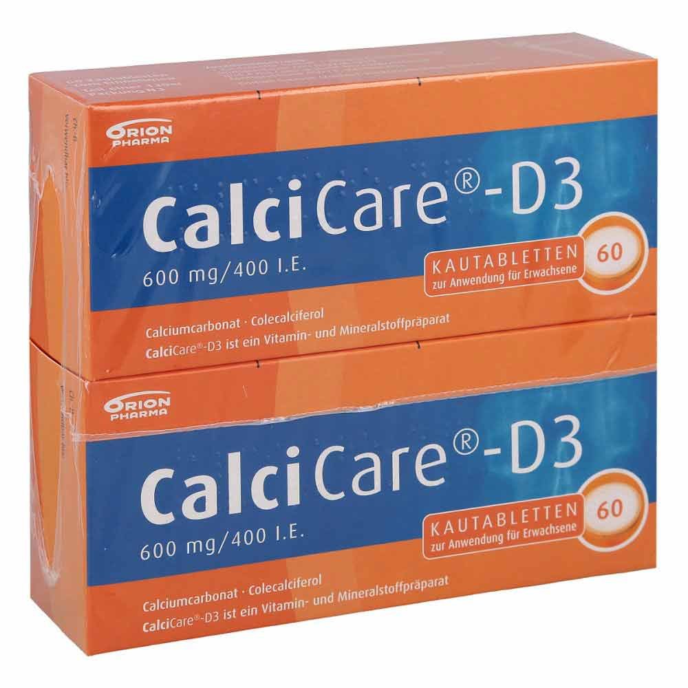 Das Produktfoto zeigt Calcicare D3 Kautabletten (120 stk) PZN 09302671