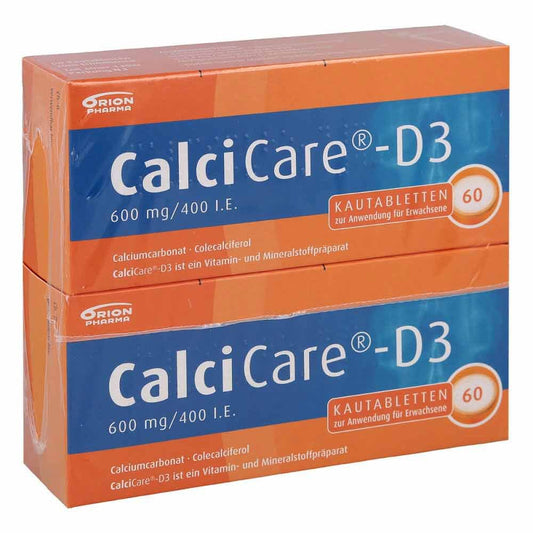 Das Produktfoto zeigt Calcicare D3 Kautabletten (120 stk) PZN 09302671