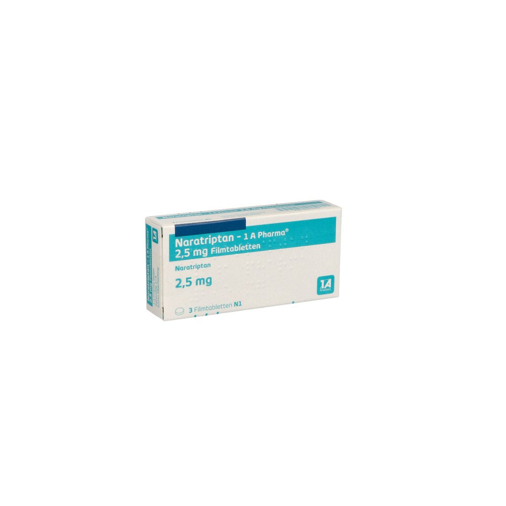 Naratriptan-1a Pharma 2,5 Mg Filmtabletten (3 stk)