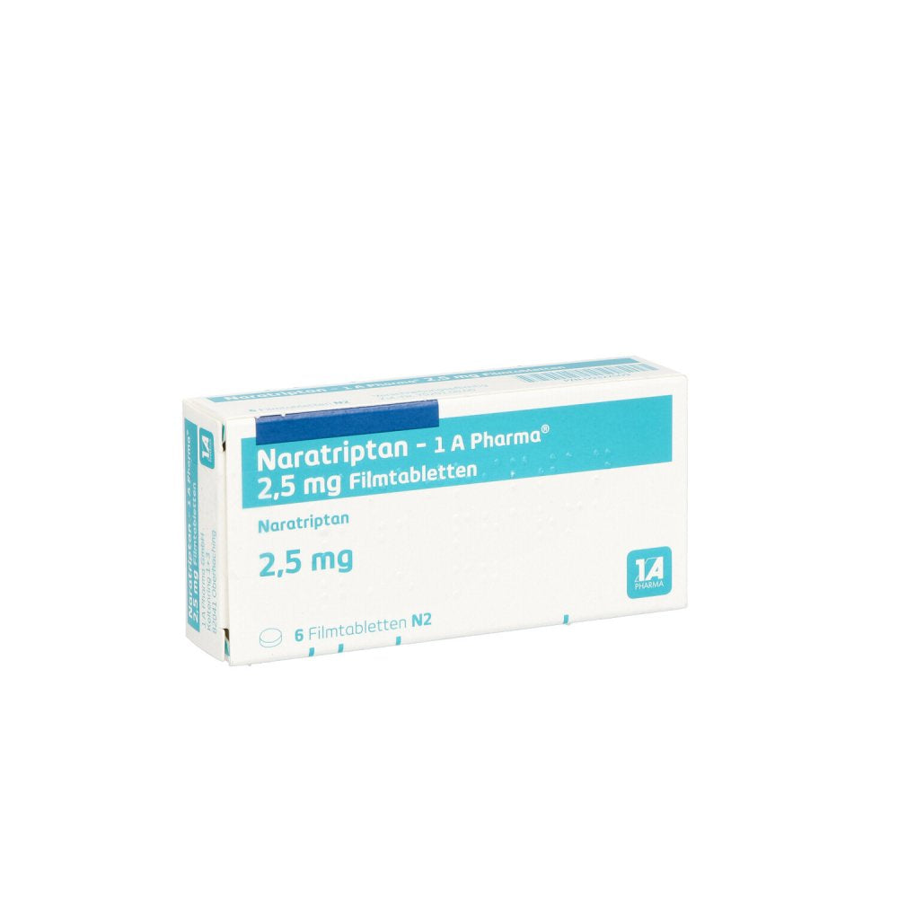 Naratriptan-1a Pharma 2,5 Mg Filmtabletten (6 stk)