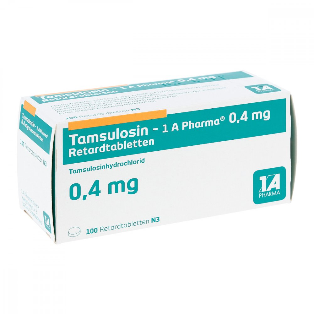 Tamsulosin-1a Pharma 0,4 Mg Retardtabletten (100 stk)