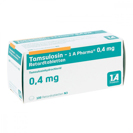 Tamsulosin-1a Pharma 0,4 Mg Retardtabletten (100 stk)