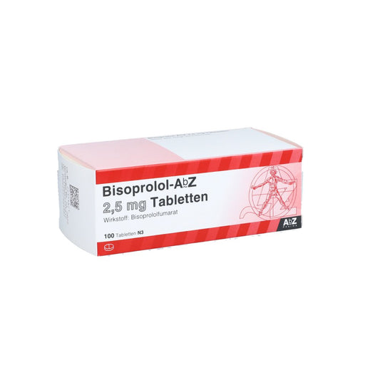 Bisoprolol Abz 2,5 Mg Tabletten (100 stk)