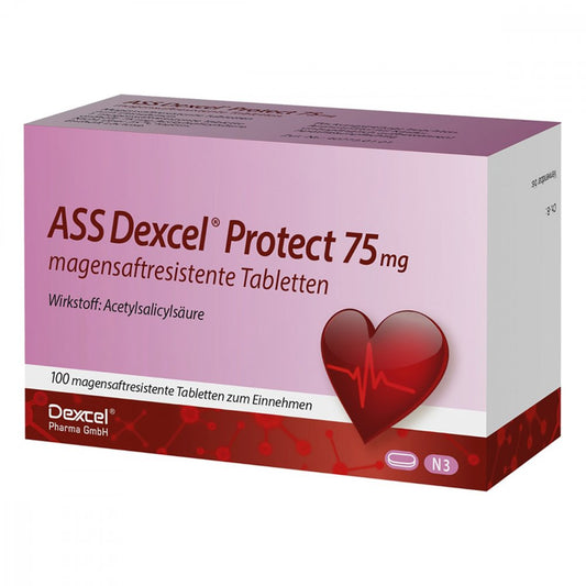 Ass Dexcel Protect 75 Mg Magensaftres.Tabletten (100 stk)