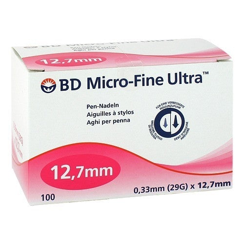 Bd Micro-Fine Ultra Pen-Nadeln 0,33x12,7 Mm (100 stk)