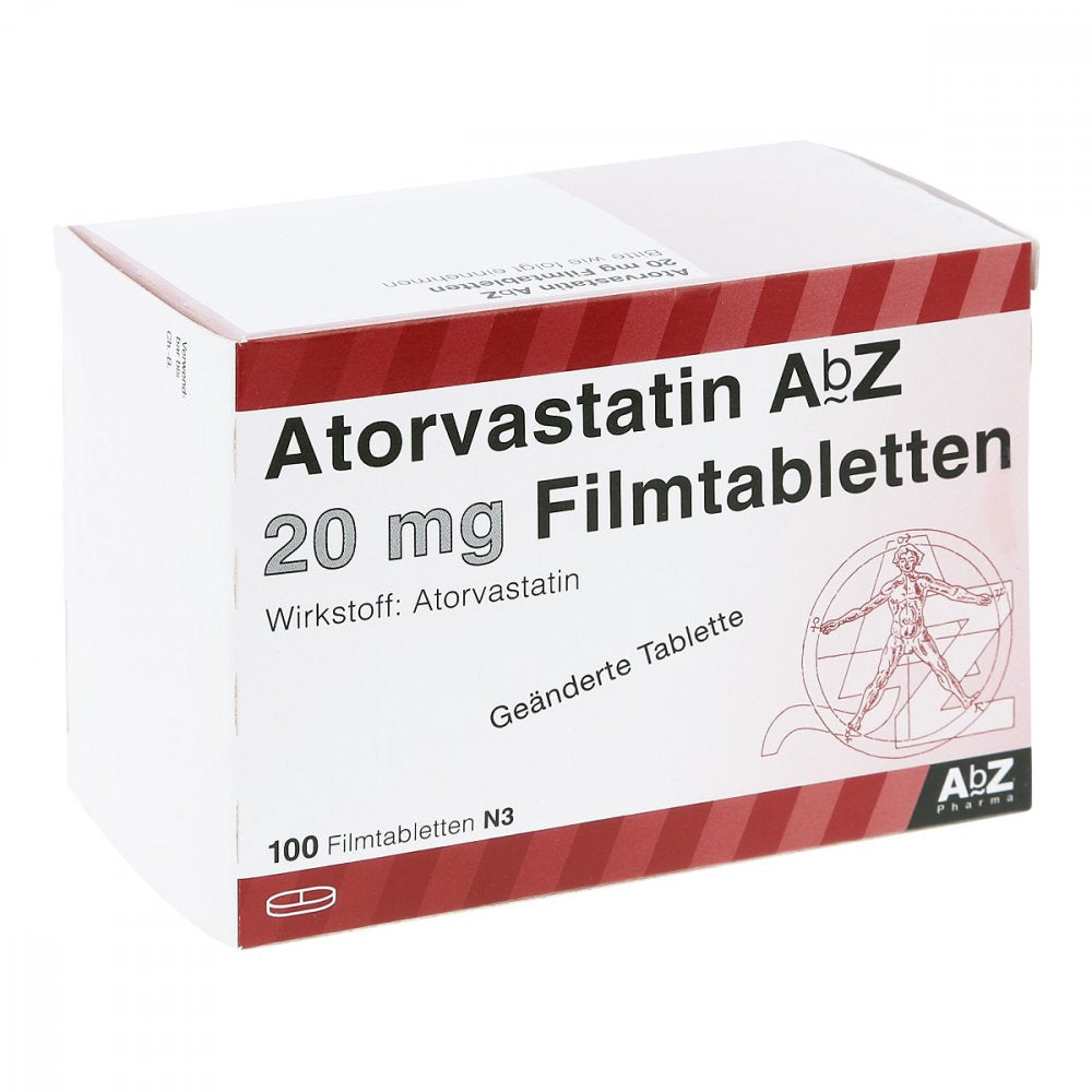 Atorvastatin Abz 20 Mg Filmtabletten (100 stk)