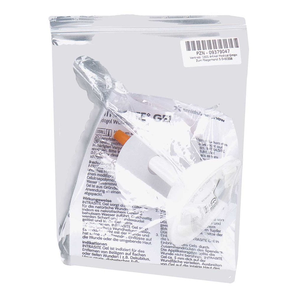 Das Produktfoto zeigt Intrasite Gel Hydrogel Wundreiniger (15 g) PZN 09379047