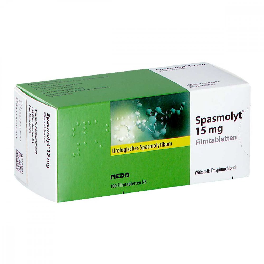 Spasmolyt 15 Mg Filmtabletten (100 stk)