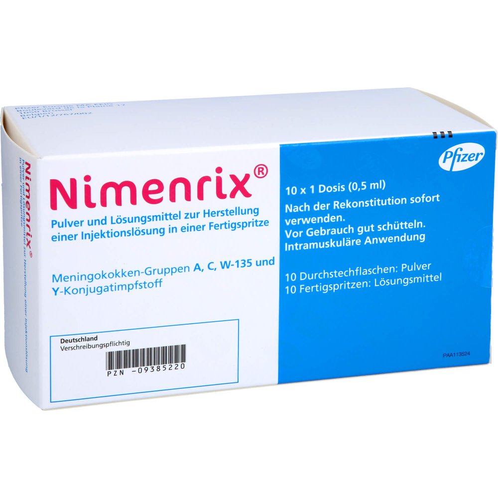 Nimenrix Plv.U.Lm Z.H.E.Inj.-L.I.E.Fertigspritze (10 stk)