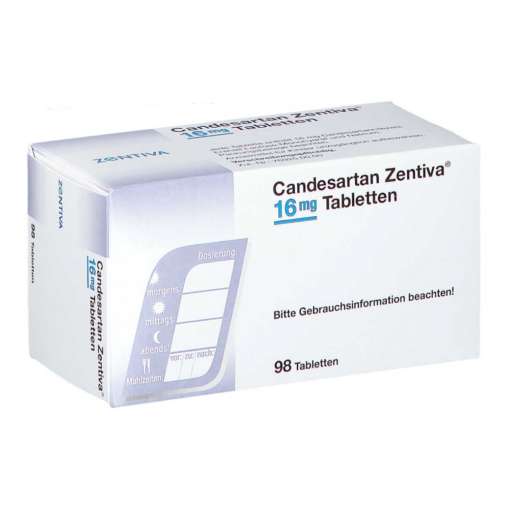 Candesartan Zentiva 16 Mg Tabletten (98 stk)