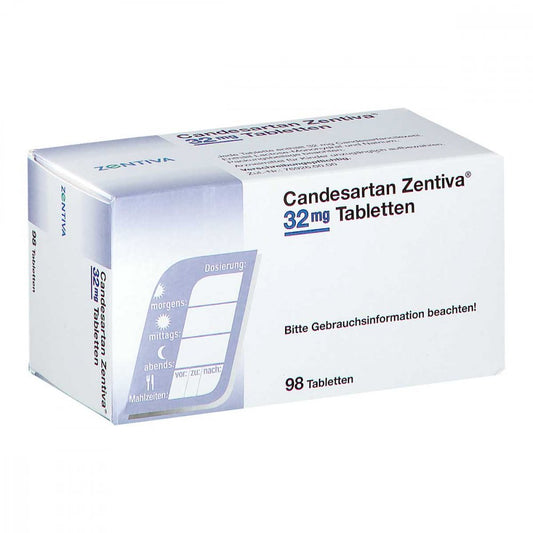 Candesartan Zentiva 32 Mg Tabletten (98 stk)