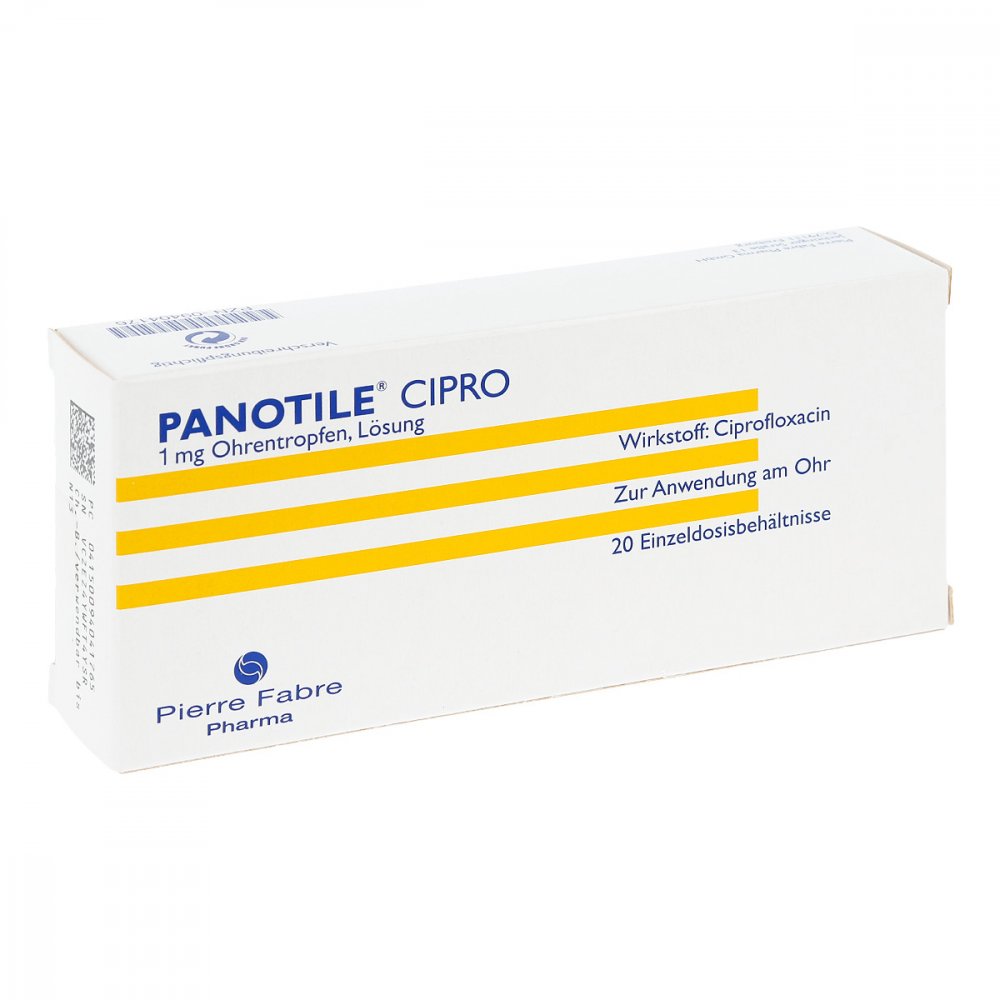 Panotile Cipro 1 Mg Ohrentropfen (20X0.5 ml)