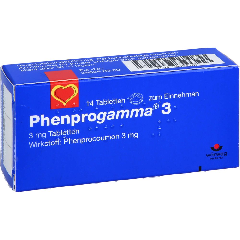 Das Produktfoto zeigt Phenprogamma 3 Tabletten (14 stk) PZN 09404207