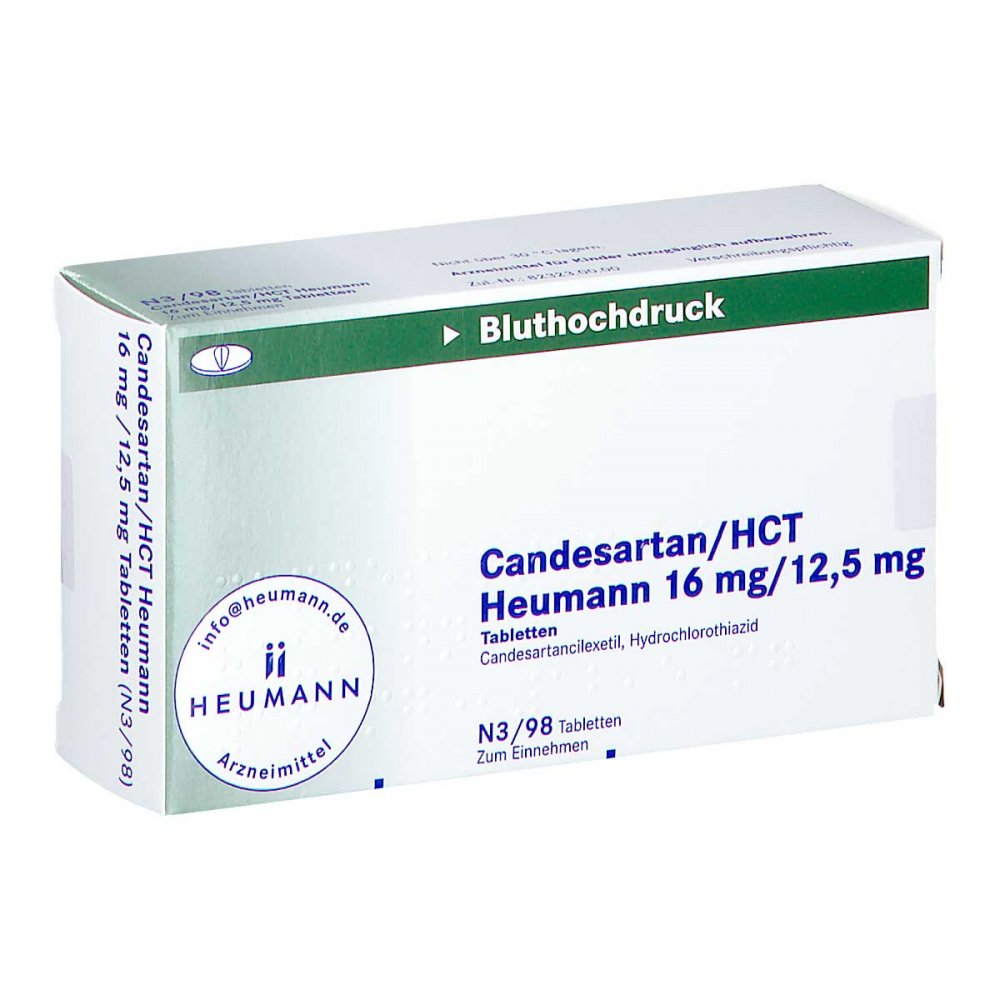Candesartan/Hct Heumann 16 Mg/12,5 Mg Tabletten (98 stk)