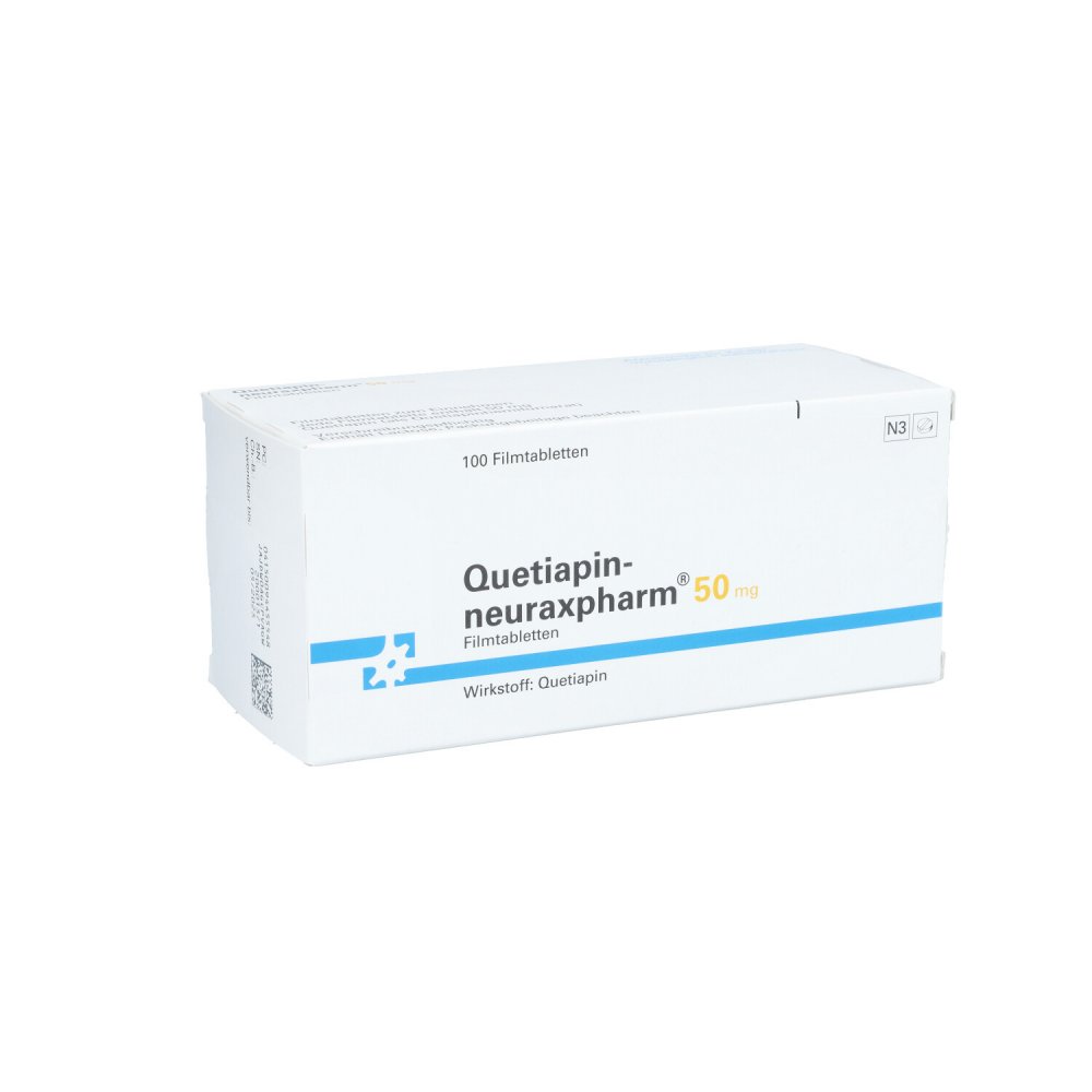 Quetiapin-Neuraxpharm 50 Mg Filmtabletten (100 stk)