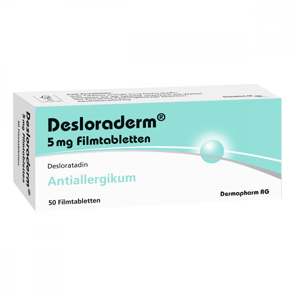 Desloraderm 5 Mg Filmtabletten (50 stk)
