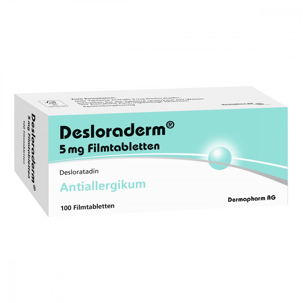 Desloraderm 5 Mg Filmtabletten (100 stk)