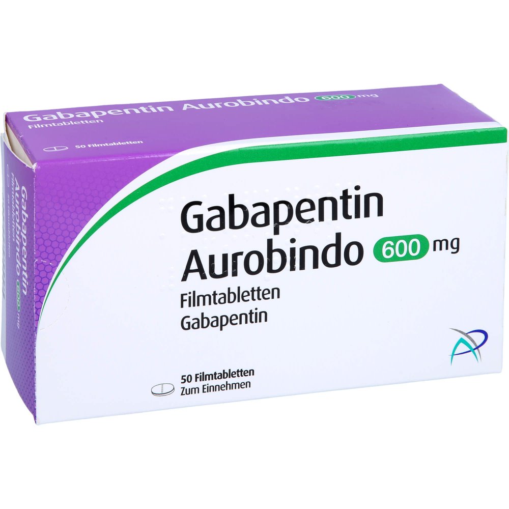 Gabapentin Aurobindo 600 Mg Filmtabletten (50 stk)