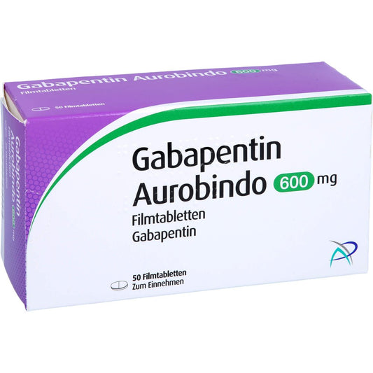 Gabapentin Aurobindo 600 Mg Filmtabletten (50 stk)