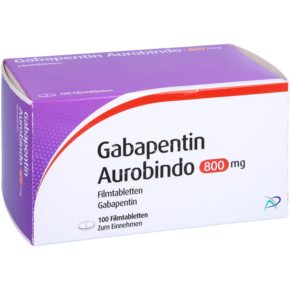 Gabapentin Aurobindo 800 Mg Filmtabletten (100 stk)