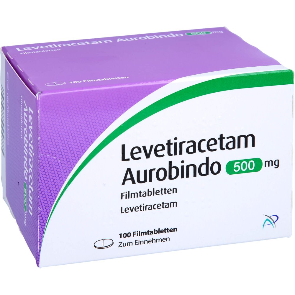 Levetiracetam Aurobindo 500 Mg Filmtabletten (100 stk)