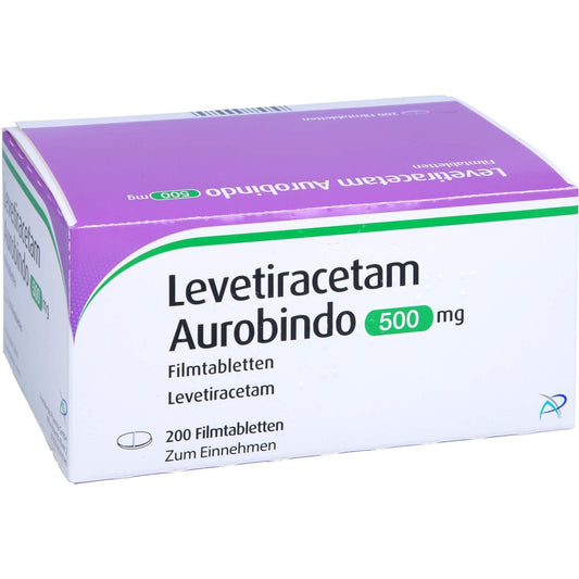 Levetiracetam Aurobindo 500 Mg Filmtabletten (200 stk)