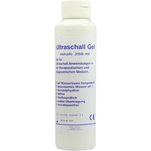 Das Produktfoto zeigt Ultraschallgel (250 ml) PZN 09484821