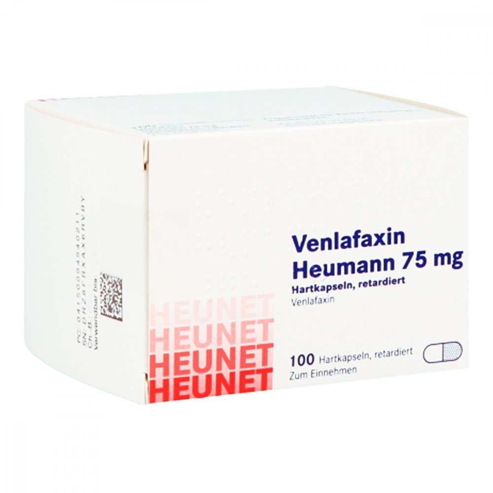 Venlafaxin Heumann 75 Mg Hartkaps.Retard.Heunet (100 stk)