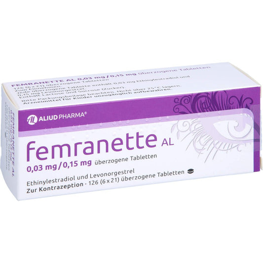 Femranette Al 0,03 Mg/0,15 Mg Überzogene Tab. (6X21 stk)