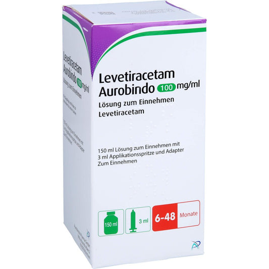 Levetiracetam Aurob.100 Mg/Ml L.Z.E.3ml Dos.Spr. (150 ml)