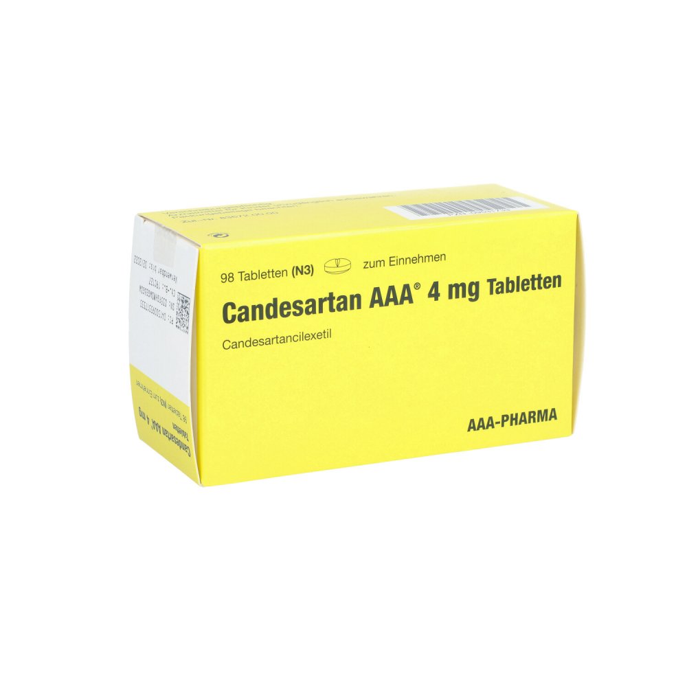 Candesartan Aaa 4 Mg Tabletten (98 stk)