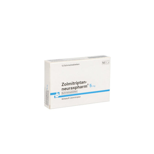 Zolmitriptan-Neuraxpharm 5 Mg Schmelztabletten (12 stk)