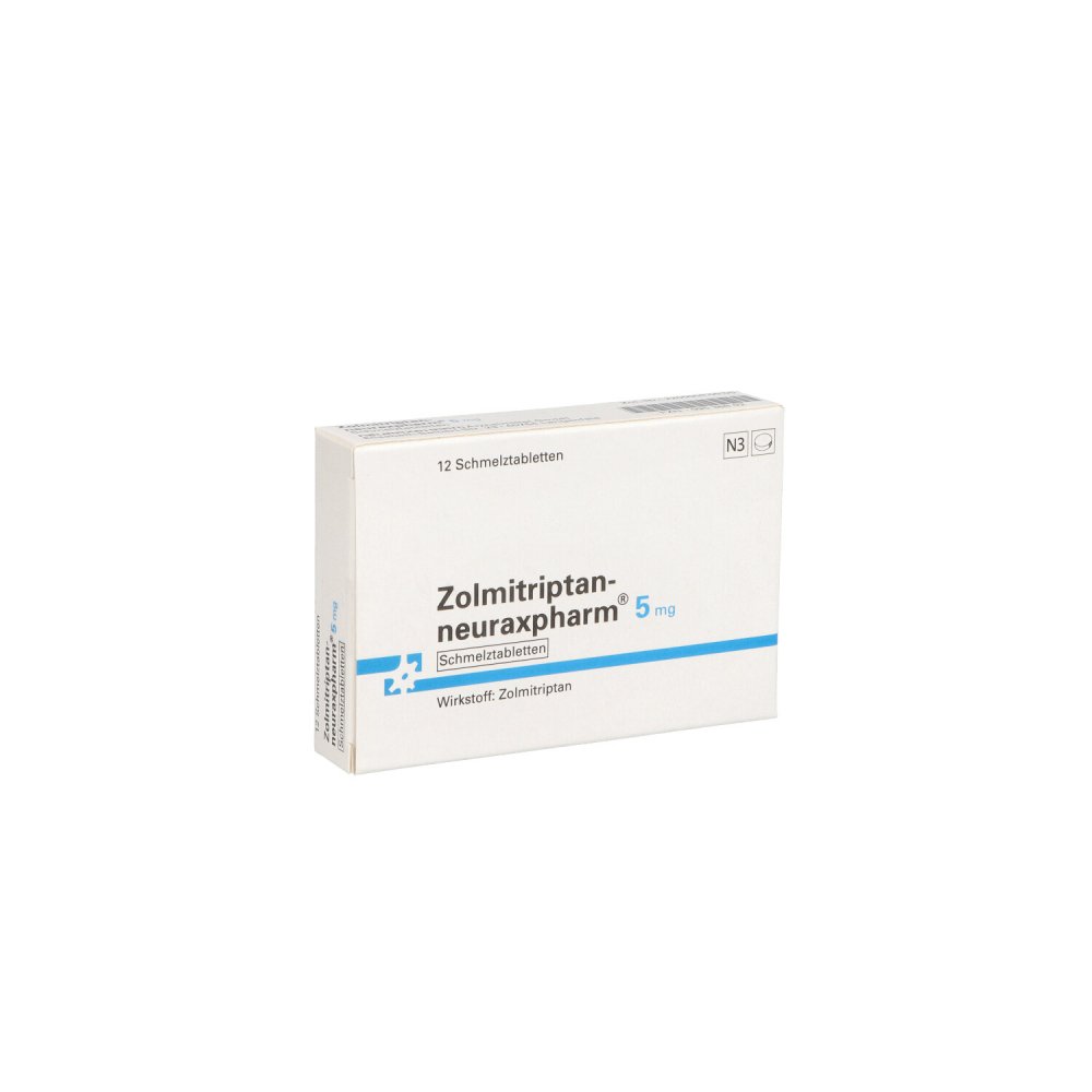 Zolmitriptan-Neuraxpharm 5 Mg Schmelztabletten (12 stk)