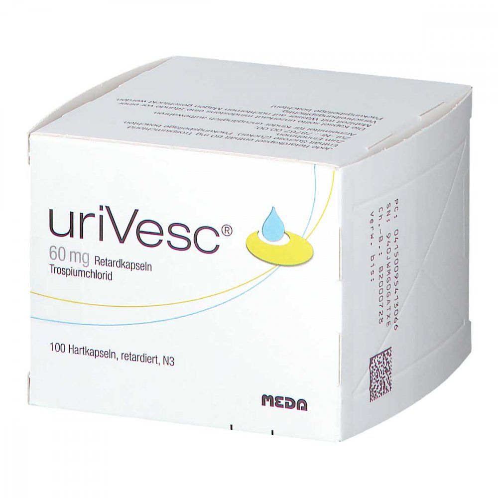 Das Produktfoto zeigt Urivesc Retardkapseln (100 stk) PZN 09541306