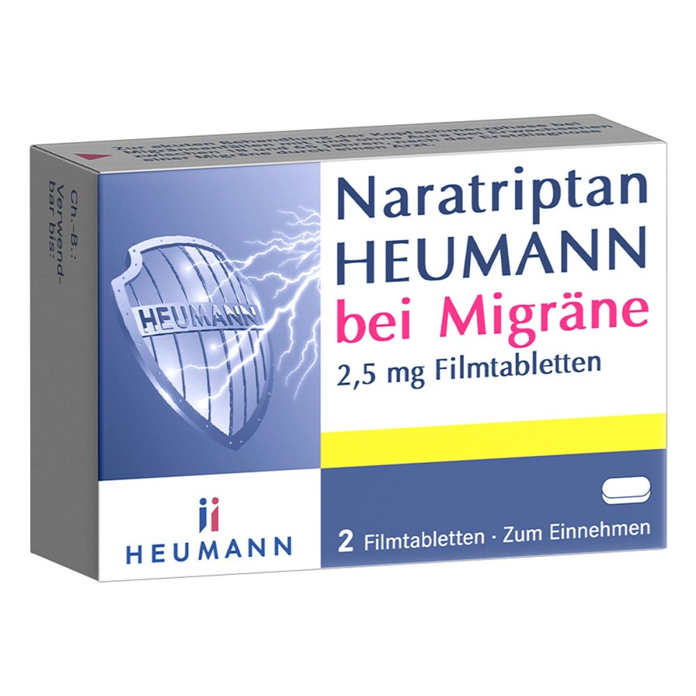 Naratriptan Heumann Bei Migräne 2,5 Mg Filmtabl. (2 stk)