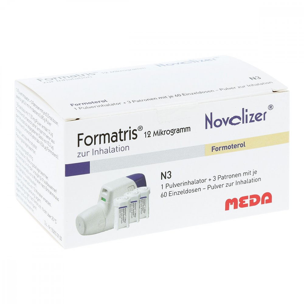 Formatris 12μg Novolizer 3x60 Ed Inhalator+Patrone (3 stk)