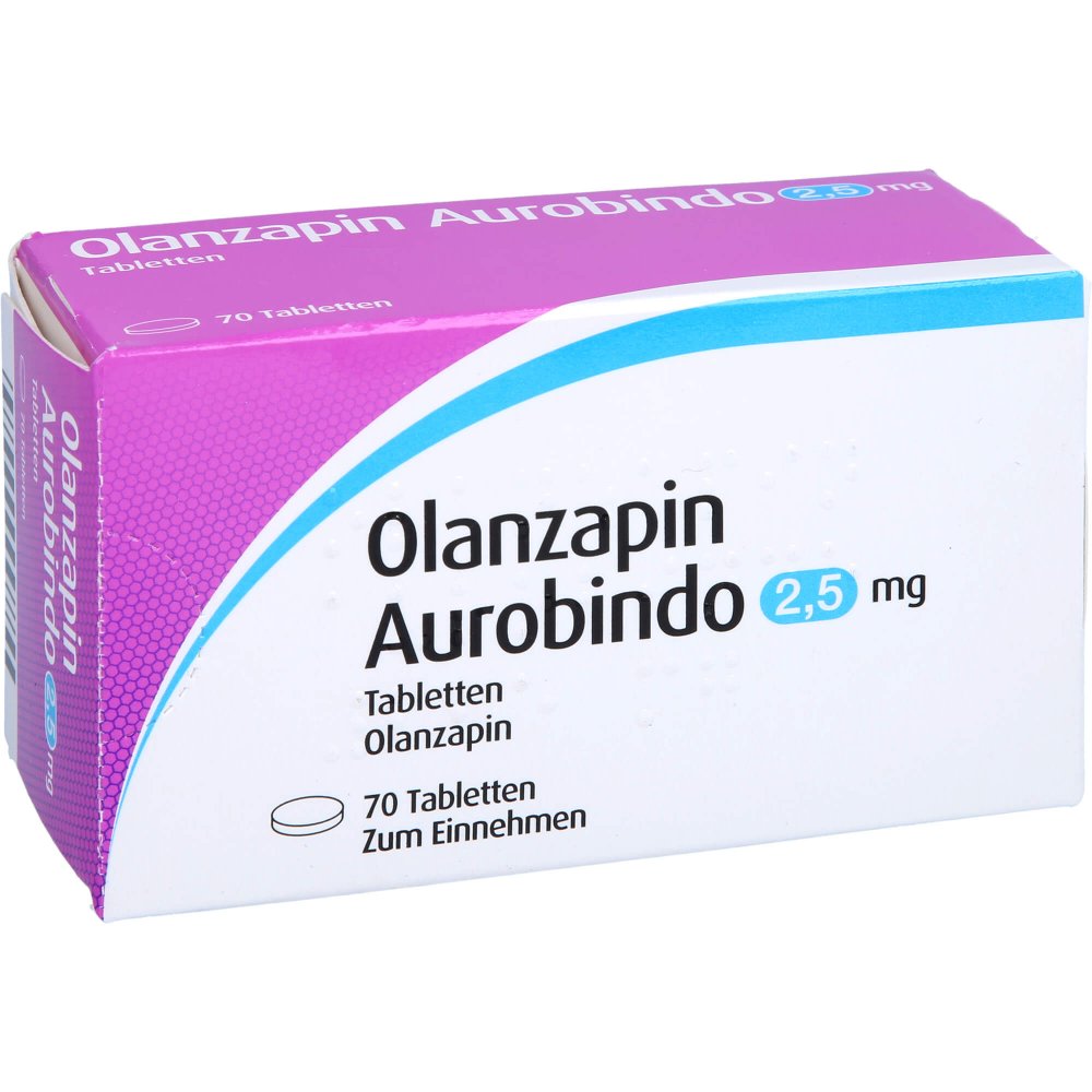 Olanzapin Aurobindo 2,5 Mg Tabletten (70 stk)