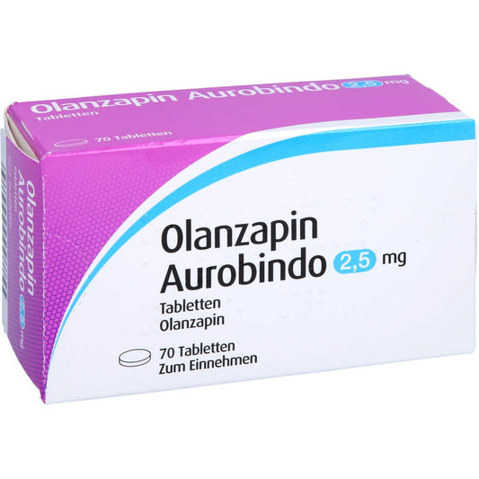 Olanzapin Aurobindo 2,5 Mg Tabletten (70 stk)