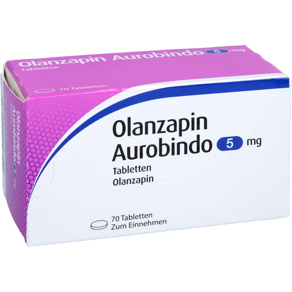 Olanzapin Aurobindo 5 Mg Tabletten (70 stk)