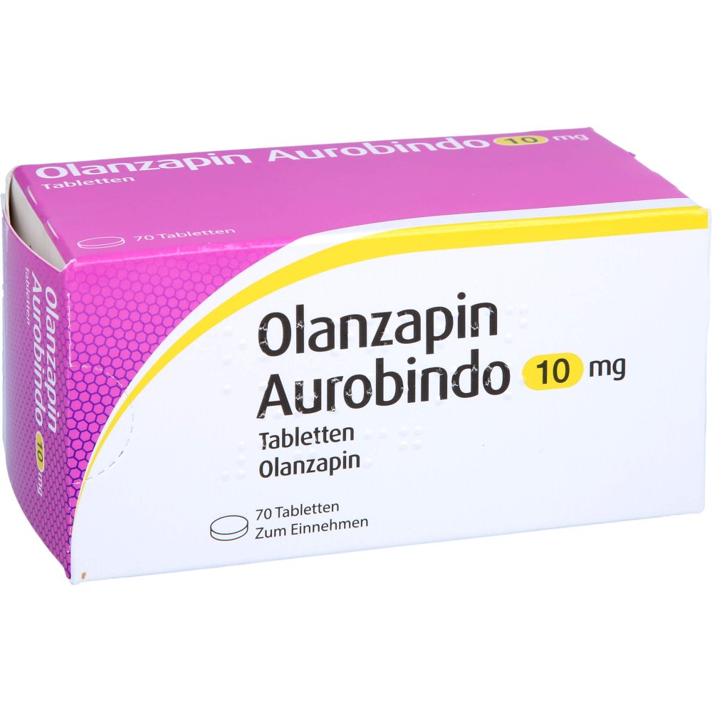 Olanzapin Aurobindo 10 Mg Tabletten (70 stk)