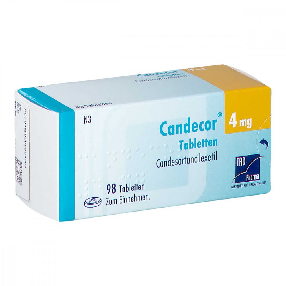 Candecor 4 Mg Tabletten (98 stk)