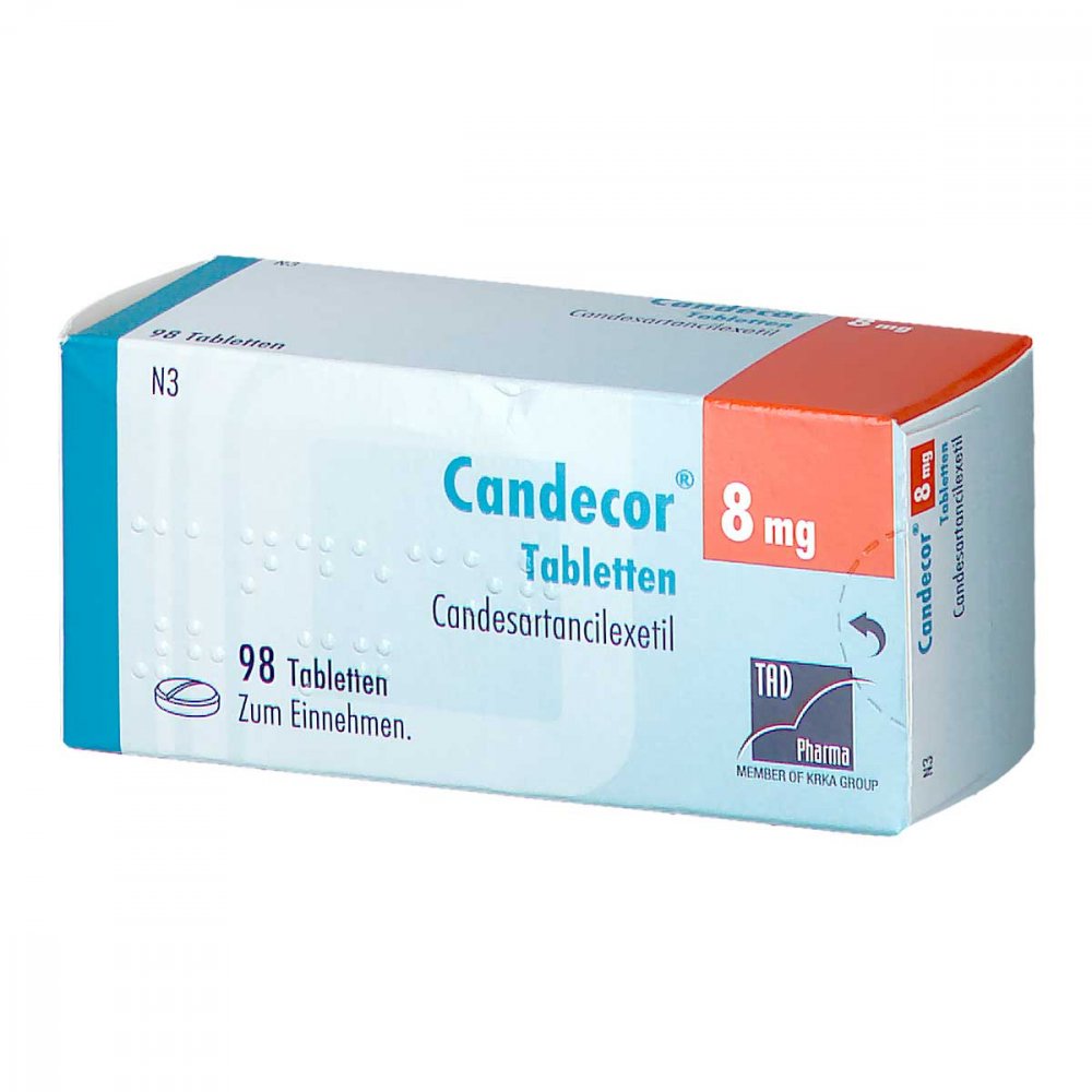 Candecor 8 Mg Tabletten (98 stk)