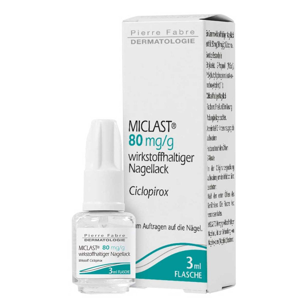 Miclast 80 Mg/G Wirkstoffhaltiger Nagellack (3 ml)