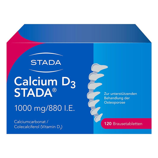 Calcium D3 Stada 1000 Mg/880 I.E. Brausetabletten (120 stk)