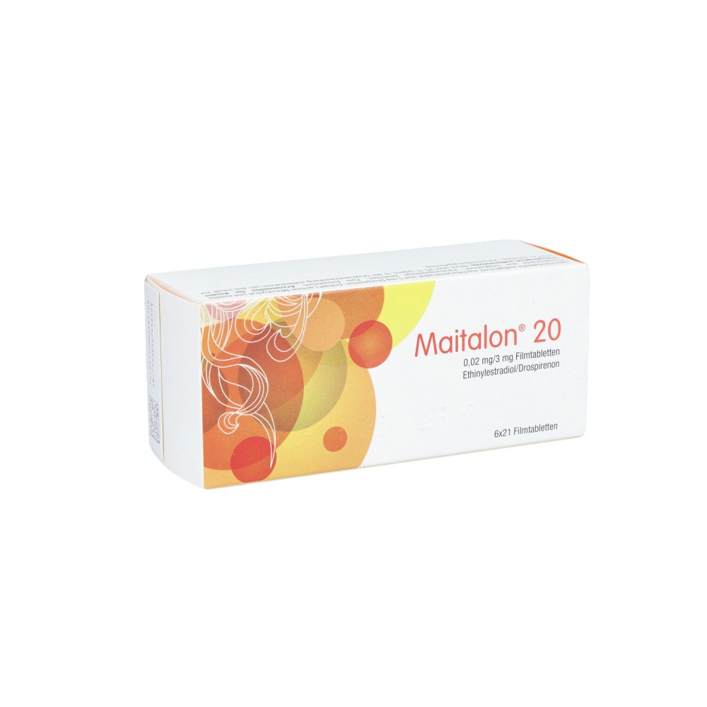 Maitalon 20 0,02 Mg/3 Mg Filmtabletten (6X21 stk)