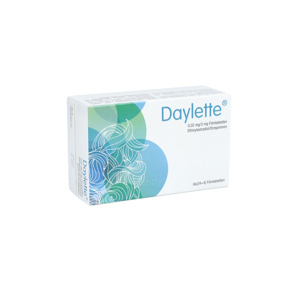 Daylette 0,02 Mg/3 Mg Filmtabletten (6X28 stk)